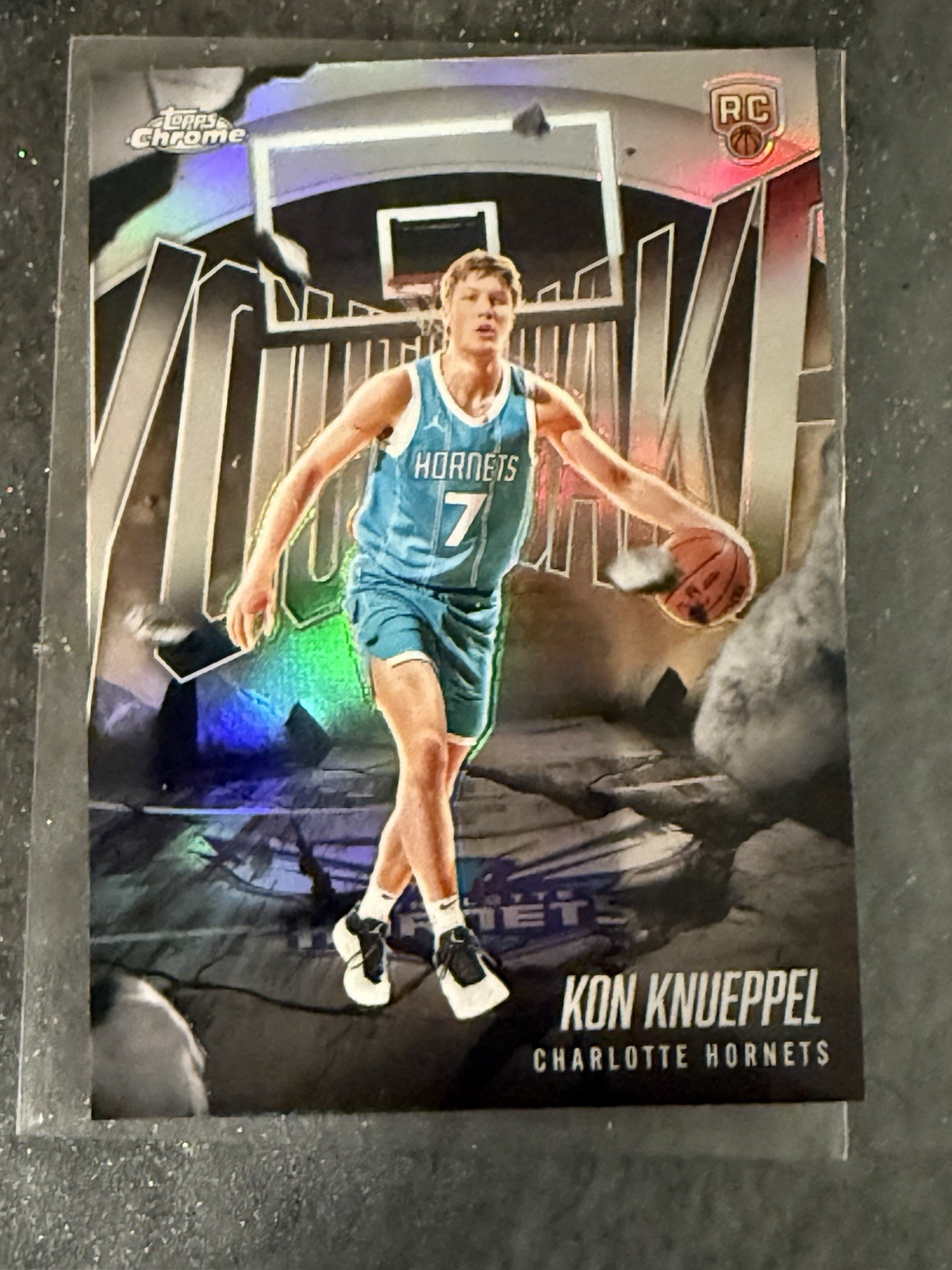 2025-26 Topps Basketball Chrome #YQ-4 Kon Knueppel Youthquake Refractor