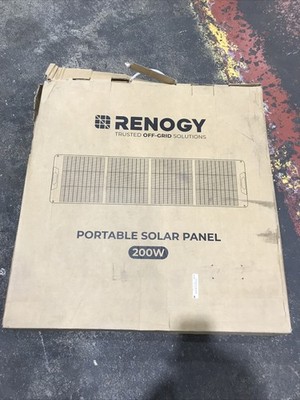 Renogy 200W Waterproof Foldable Portable Solar Panel Power Backup for RV Camping