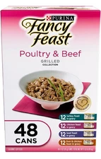Purina Fancy Feast Collection Variety Pack - Poultry & Beef (3 oz., 48 ct.) 
