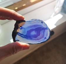 Polished Agate Slab Slice Brazilian Agate Mineral Specimen 49.4g