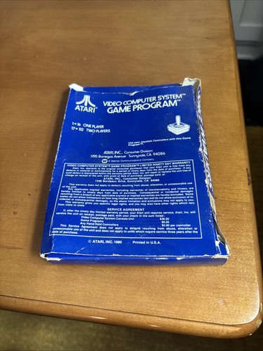 Vintage 1980 Atari Space Invaders Video Game in Box w/ Instructions Tested Works - Picture 6 of 20