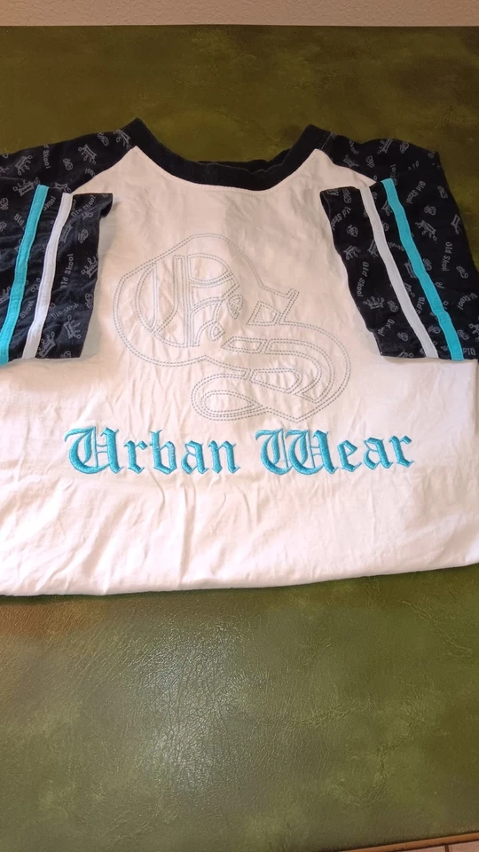 Camiseta manga corta bordada 3XL Old Skool Urban Wear Foto 3 de 4