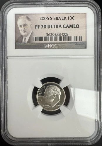 2006-S SILVER ROOSEVELT DIME NGC PF70 ULTRA CAMEO