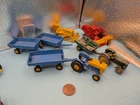 1960's Lesney Matchbox  Ford Tractor 39 31 N9 Hay Trailer Lot Combine BullDozer