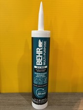 LOT OF 19 BEHR Multi-Purpose BC10 White Siliconized Acrylic Caulk 10.1 oz