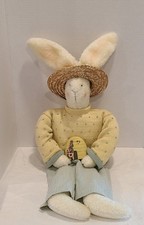 Vintage Cherry Blossom Collection Bunny with sweater and beehive