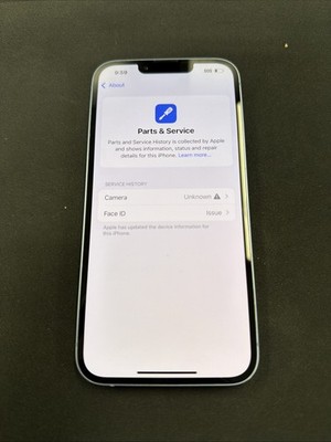 Apple iPhone 14 - 256 GB - Blue (Unlocked) For parts or Repair