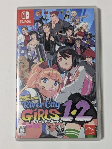 Nekketsu Kouha Kunio-kun Gaiden River City Girls 1&2 W/Case Switch Nintendo 36
