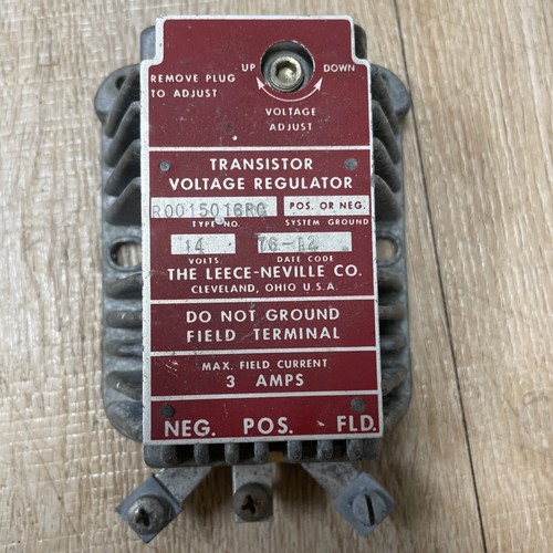 Regulador de voltaje Leece-Neville - R0015016RG - 12-14V - Grado de aeronave ⚡✈️ - Imagen 1 de 3