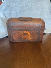 VTG Anthes 1940s Roadside Flare Kit Fort Madison Iowa 2 red Glass Beehive Lens — photo 1