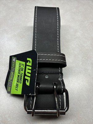 AWP 3  Oil Tanned Leather Work Belt 50  New With Tag