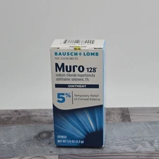 Bausch + Lomb Muro 128 5% Sodium Chloride Hypertonicity Opthalmic Solution