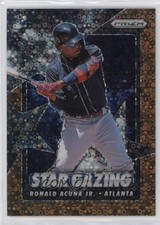 2020 Prizm Star Gazing Quick Pitch Bronze Donut Circle 10/25 Ronald Acuna Jr uk2