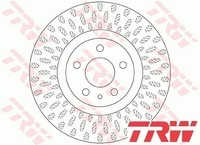 2X Bremsscheibe TRW DF6522 2 Bremsscheiben Vorderachse Vorne FüR Fiat