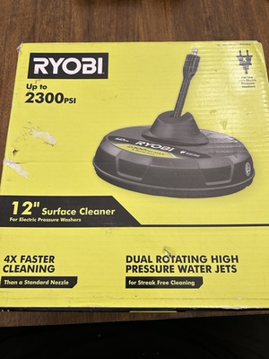 #ad Ryobi 12in 2300 PSI Pressure Washer Surface Cleaner for Patio Driveway $23.55