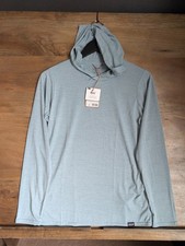 Patagonia Capilene Cool Daily Hoodie Womens S Light Blue Thermal Long Sleeve NWT