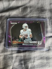 Arch Manning - 2025 Prizm Black - Purple Cracked Ice 126/149