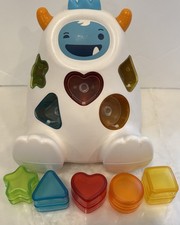 Skip Hop Explore And More Sort Spin Yeti Shape Sorting Sorter Toy Lights Works 