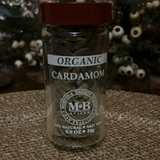 Morton & Bassett Spices Organic Cardamom Pods 0.9 oz Non-GMO Kosher Organic