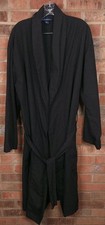 Polo Ralph Lauren Black Check Robe Mens S/M Belted Shawl Collar