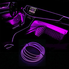 2m Line Purple Led Car Auto Interior Decor Atmosphere Wire Cold Light Strip Lamp 2m Line Purple Led Car Auto Interior Decor Atmosphere Wire Cold Light Strip Lamp