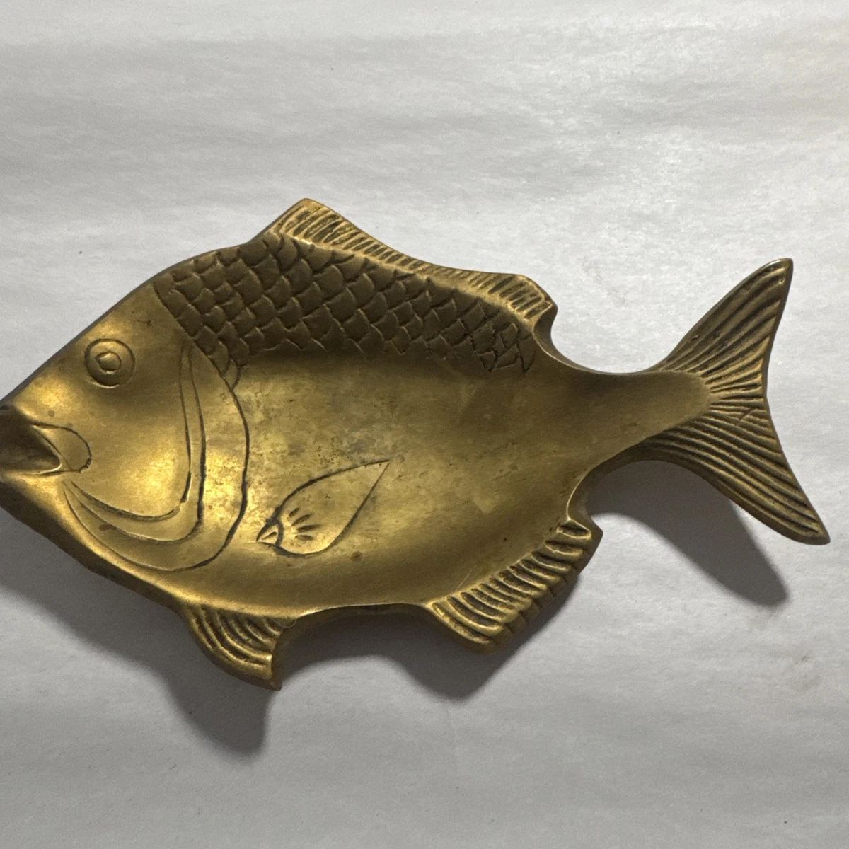 Brass Fish Ashtray In Collectible Brass Metalware for sale | eBay