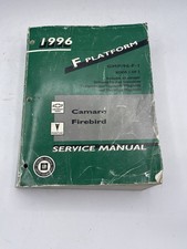 1996 Chevrolet Camaro Pontiac Firebird Dealer Service Manual F Platform 1 of  2