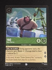 Disney Lorcana Winterspell Yao - Snow Warrior Cold Foil 73/204 NM