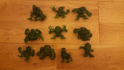 Ben 10 Ultimate Green Transparent Translucent Mini Figuren X10 Lot Konvolut