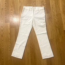 Tory Burch Women’s Textured Cream Dress Pants Regular Size 0 - Pants