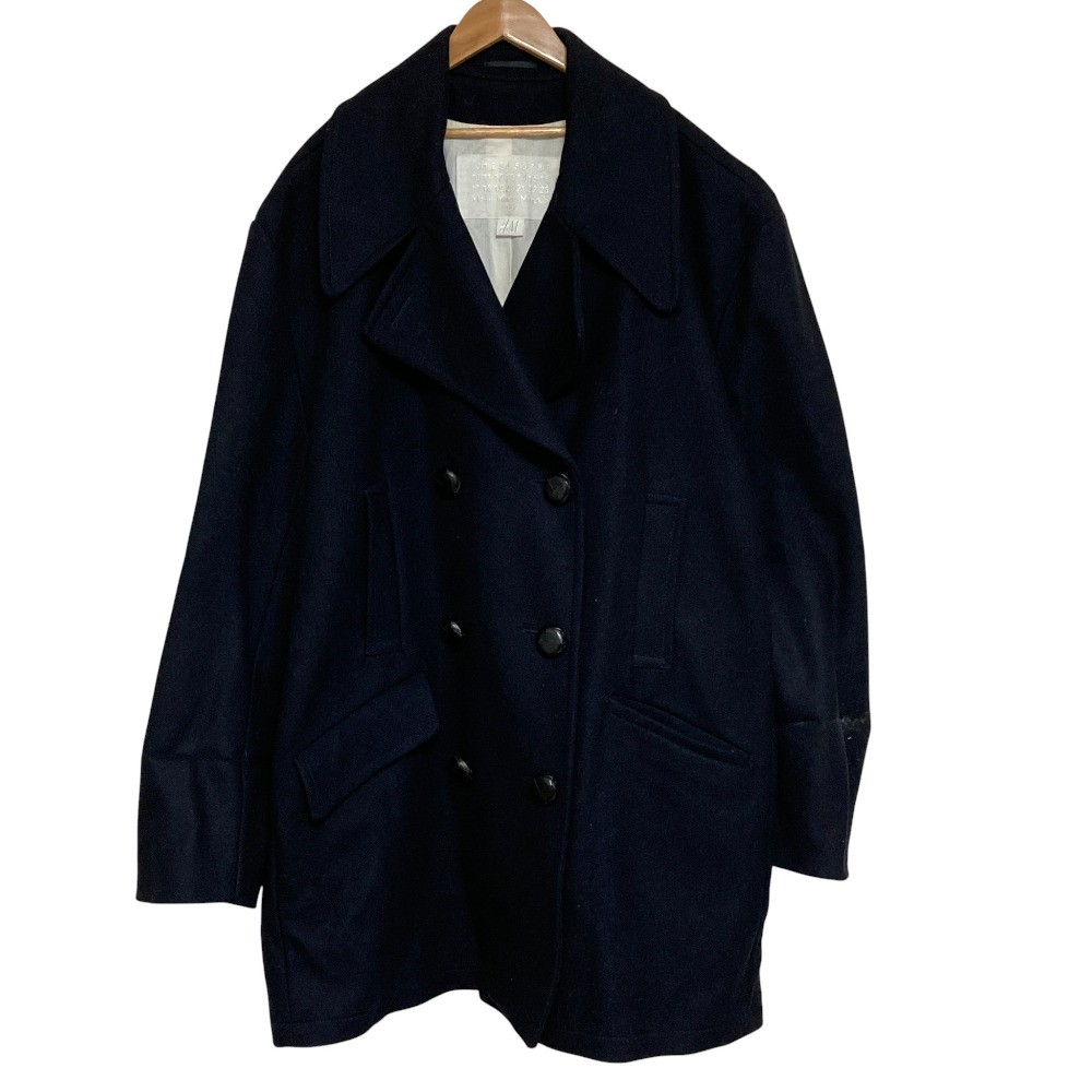 00AW Replica Maison Martin Margiela H&M P-Coat, Dark Navy Unisex
