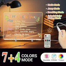 LED Drawing Board for Kids 11 Colors Light Up Drawing Board for Notes  Doodles