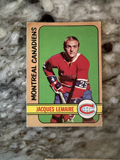 1972–73 O-Pee-Chee Jacques Lemaire #77 – Montreal Canadiens HOF NHL Card
