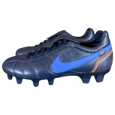 Nike Tiempo Brasileiro FG R10 Fußballschuhe Blau Herren UK 6 EU 39 NEU OVP