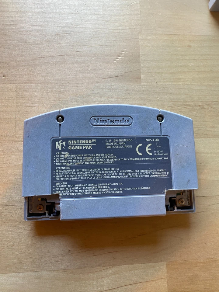 Mario Kart 64 - Nintendo 64 - Just The Cartridge - PAL Euro European - N64 - Image 2 of 2