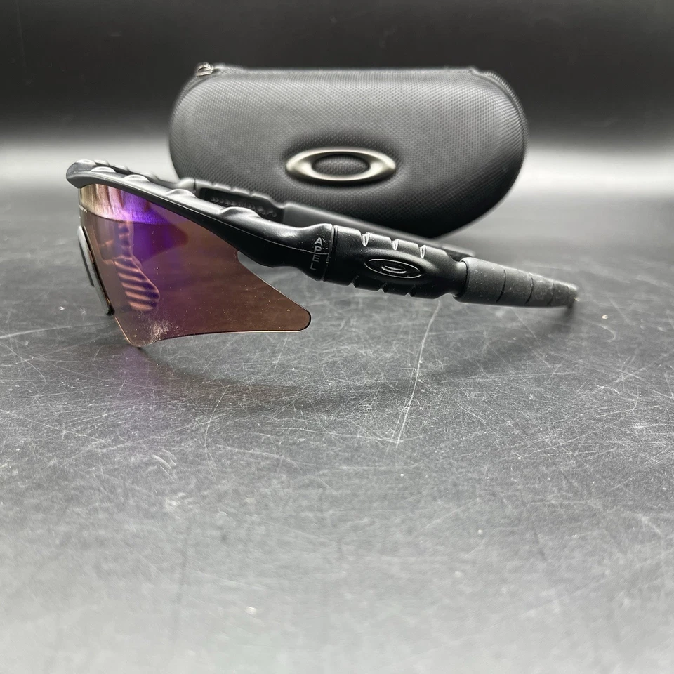 Oakley SI Ballistic M 框架 2.0 Z87 黑色太阳镜带盒 状况良好 — 第 3/4 张图片