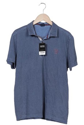 Lerros Poloshirt Herren Polohemd Shirt Polokragen Gr. L Baumwolle Blau #838io40