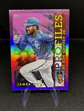 2026 Topps #TP-15 James Wood Topps Profiles By Ken Griffey, Jr. Pink Foil