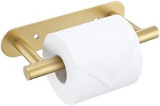 Brushed Gold Stainless Steel Toilet Paper Holder