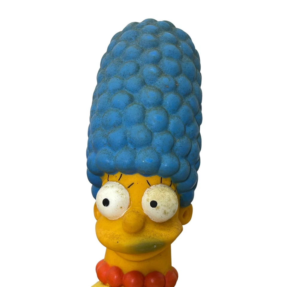 Lote de 5 bonecas de pelúcia vintage 1990 Matt Groening The Simpsons Family cabeça de plástico - Imagem 4 de 4