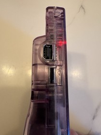 Game Boy Color CGB-001 Model 1998 Purple Transparent