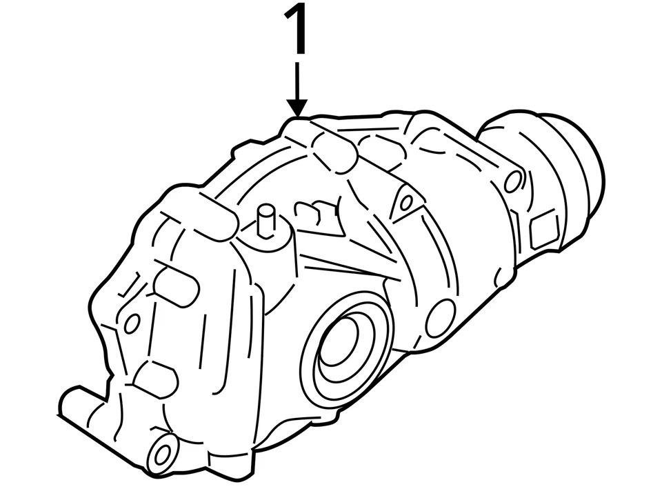 Carrier 4.4L Twin Turbo 3.46 Ratio Front AWD Fits 10-12 BMW 750i 2147616 Foto 4 de 4