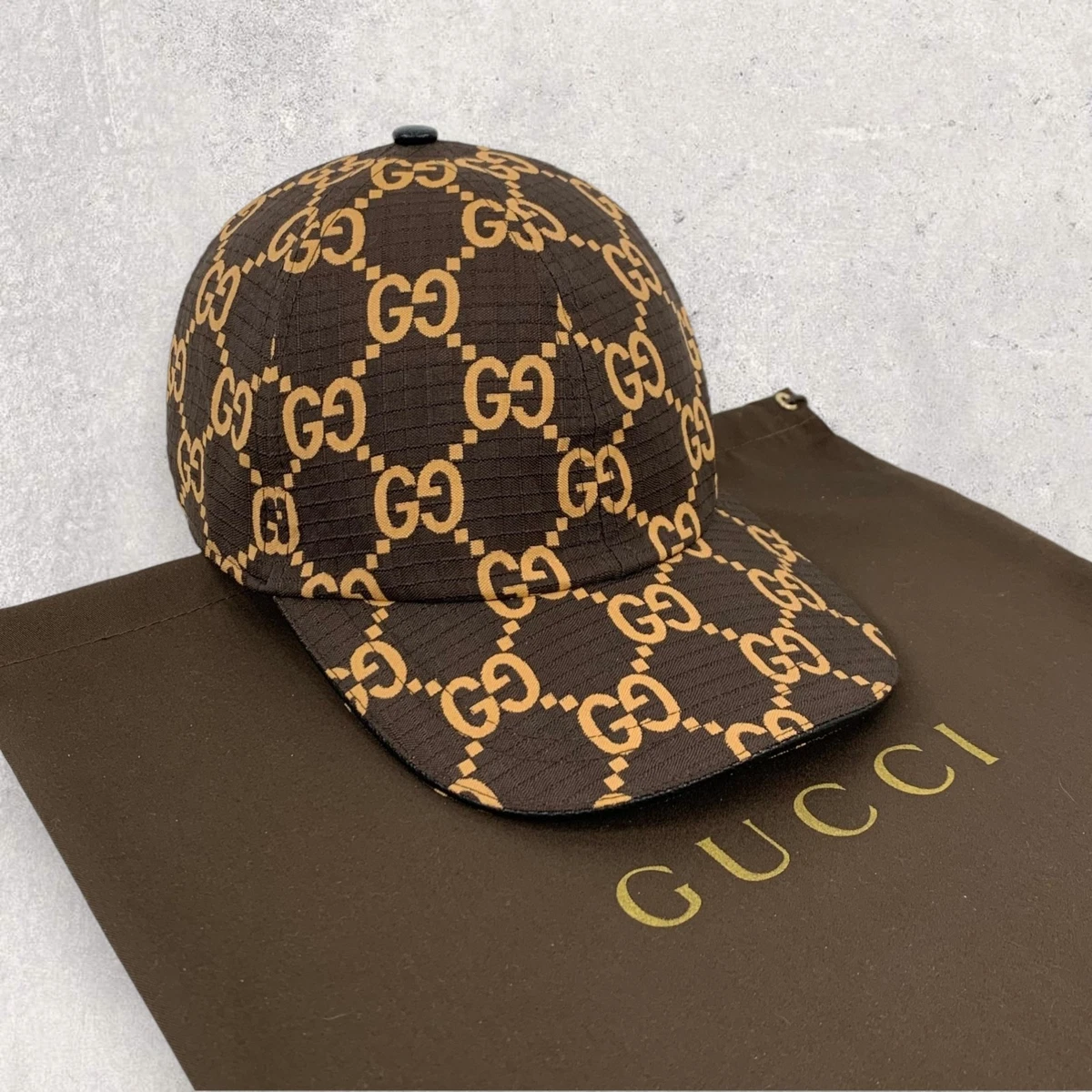 Gucci Leather Brown Hats for Men for sale | eBay
