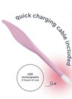 PlusOne Discreet Vibrating Feather Tickler 5 Vibration Settings Waterproof — photo 4