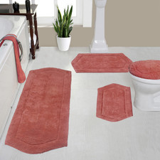 Home Weavers Waterford Collection 100 Cotton Tufted Bath Rug Extra Soft And
