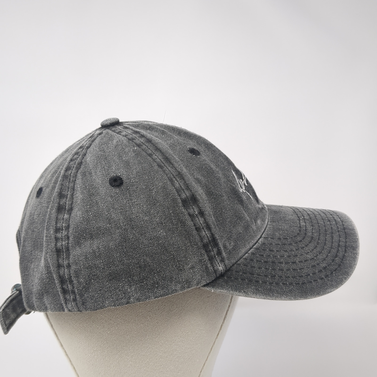 Alpha Phi Slideback Baseball Cap Gray One Size Ad… - image 4