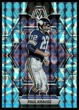 Paul Krause 2023 Panini Mosaic #154 Reactive Blue Mosaic Minnesota Vikings