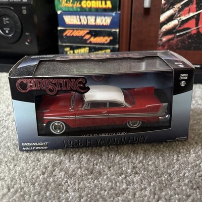 Greenlight 1/43 Scale 86529 - 1958 Plymouth Fury - Christine Red/White