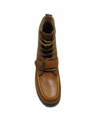 Polo Ralph Lauren Men's Tumbled Leather Buckle Lug Sole Ranger