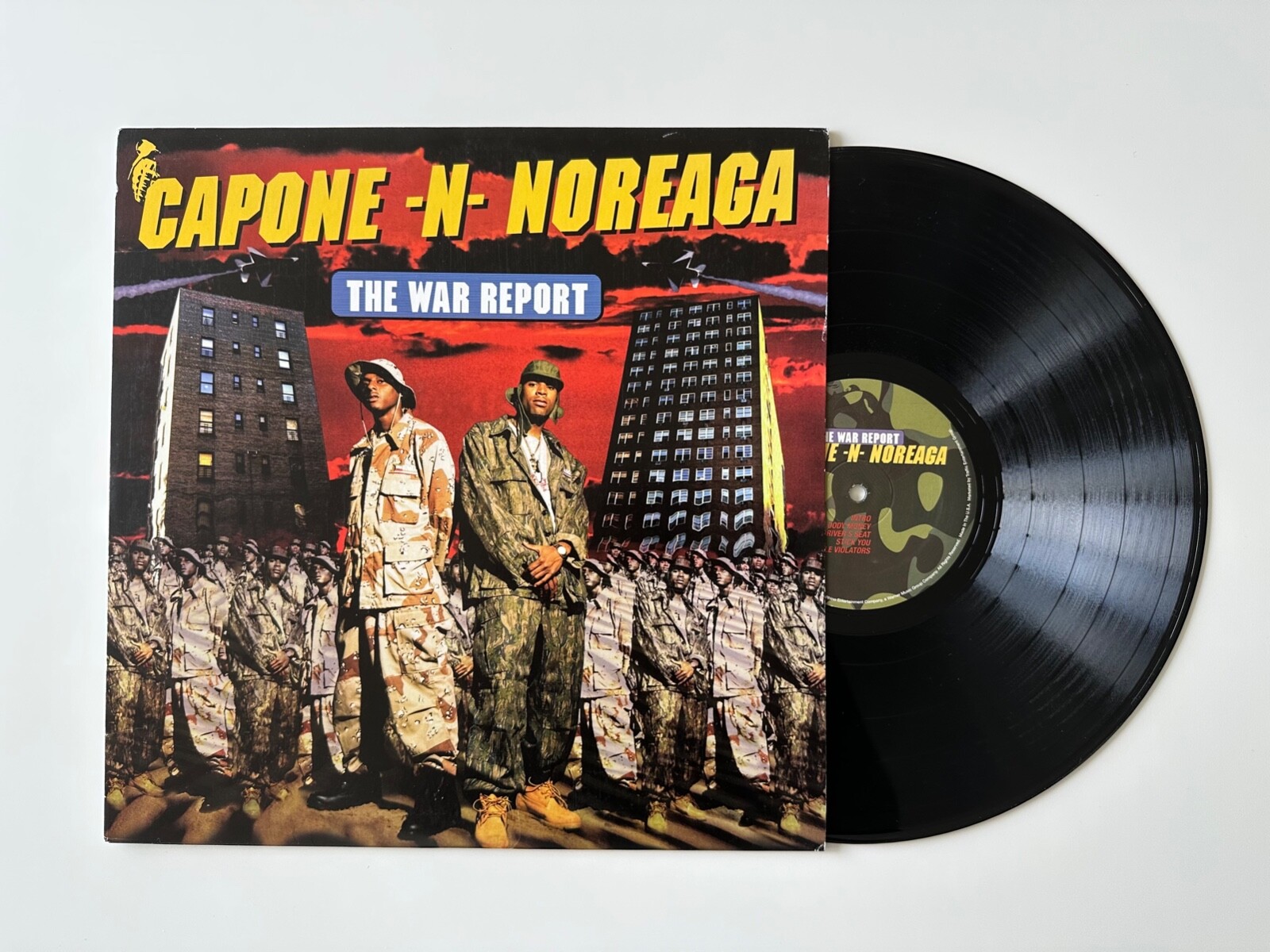 CAPONE-N-NOREAGA - THE WAR REPORT - 2LP - TOMMY BOY RECORDS - 829357552716